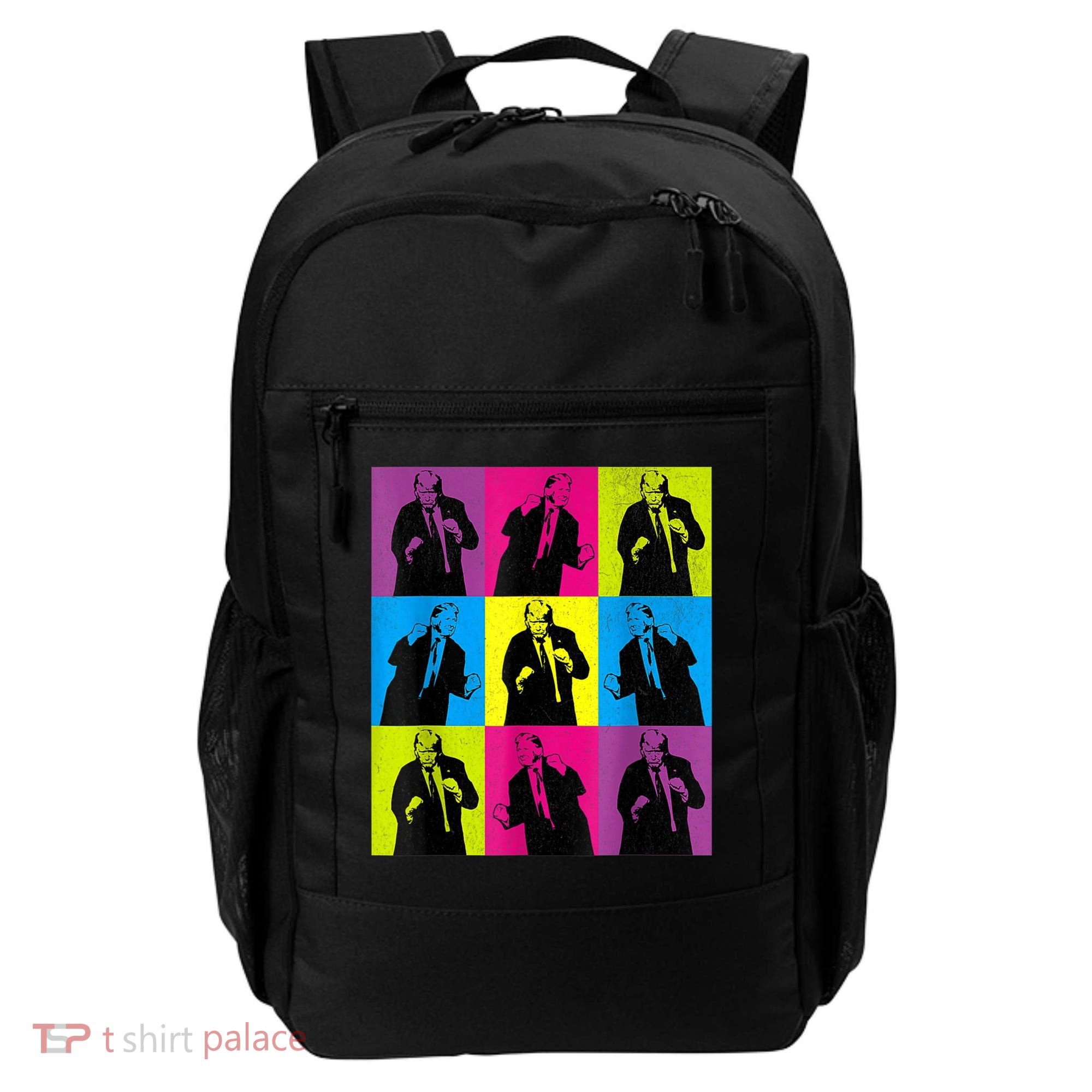 Happy Trump Dancing Pop Art Trump Backpack