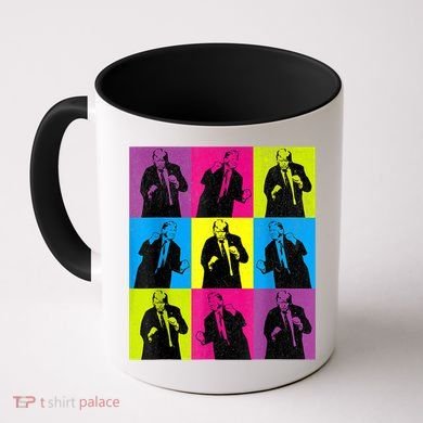 Happy Trump Dancing Pop Art Trump Coffee Mug
