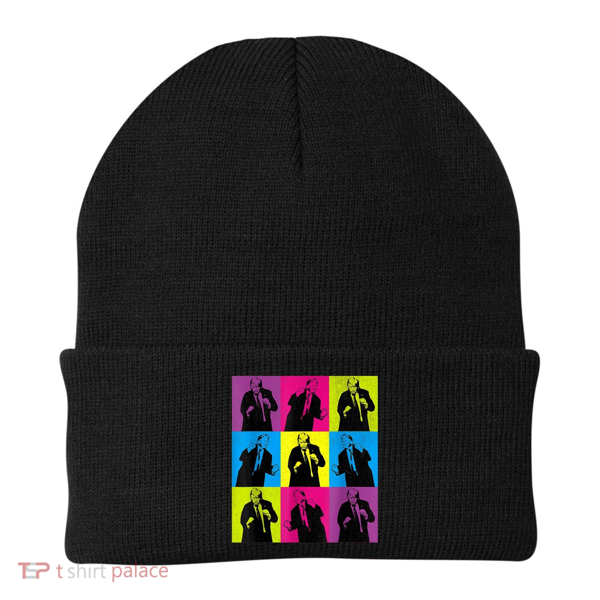 Happy Trump Dancing Pop Art Trump Beanie
