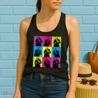 Happy Trump Dancing Pop Art Trump Women's Tank Top thumb 2