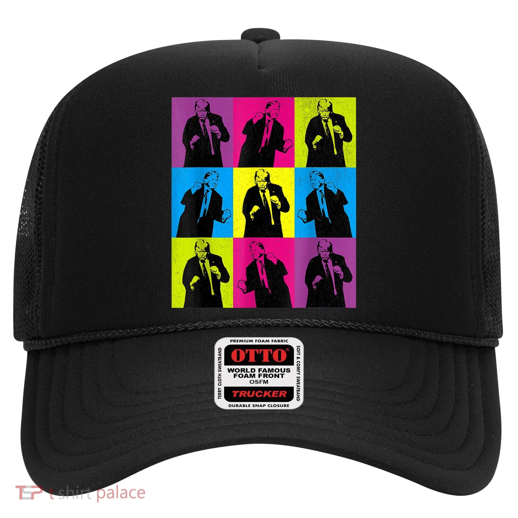 Happy Trump Dancing Pop Art Trump Hat