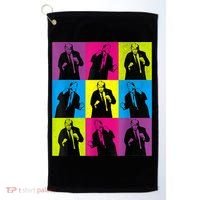 Happy Trump Dancing Pop Art Trump Golf Towel thumb 0