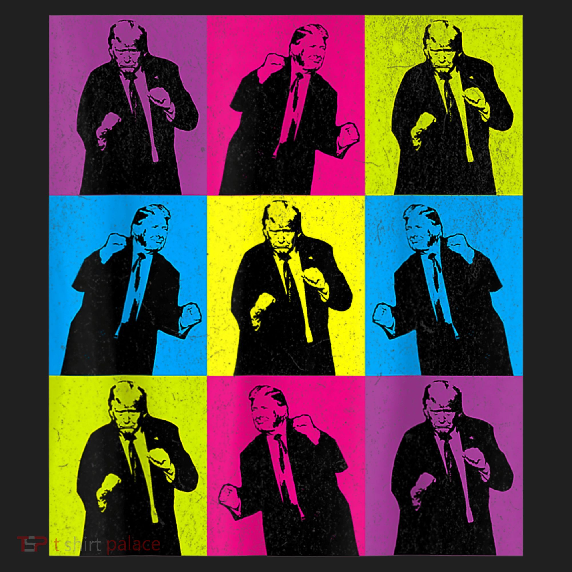 Happy Trump Dancing Pop Art Trump Golf Towel