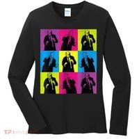 Happy Trump Dancing Pop Art Trump Women's Long Sleeve Shirt thumb 0