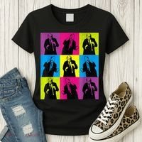 Happy Trump Dancing Pop Art Trump Women's T-Shirt thumb 3