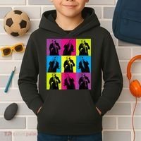 Happy Trump Dancing Pop Art Trump Kids Hoodie thumb 2