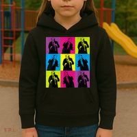 Happy Trump Dancing Pop Art Trump Kids Hoodie thumb 3