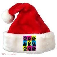 Happy Trump Dancing Pop Art Trump Santa Hat thumb 0