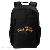 Happy Thanksgiving Day Turkey Usa Family Gift Backpack thumb 0