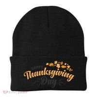 Happy Thanksgiving Day Turkey Usa Family Gift Beanie thumb 0