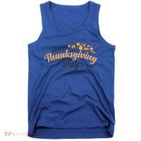 Happy Thanksgiving Day Turkey Usa Family Gift Tank Top thumb 0