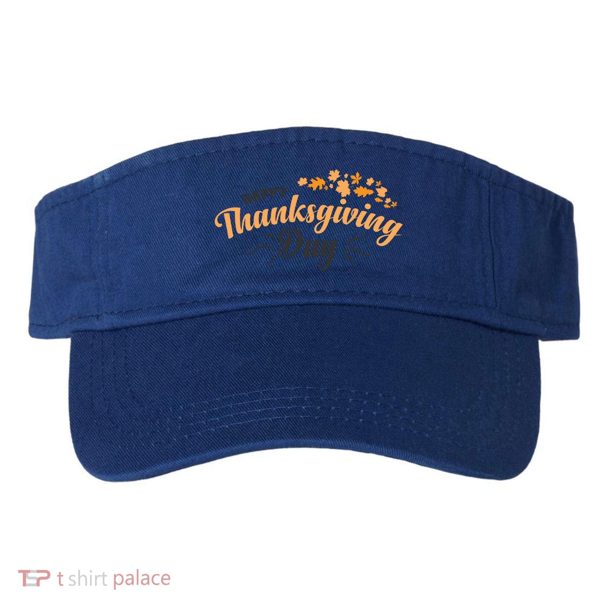 Happy Thanksgiving Day Turkey Usa Family Gift Visor