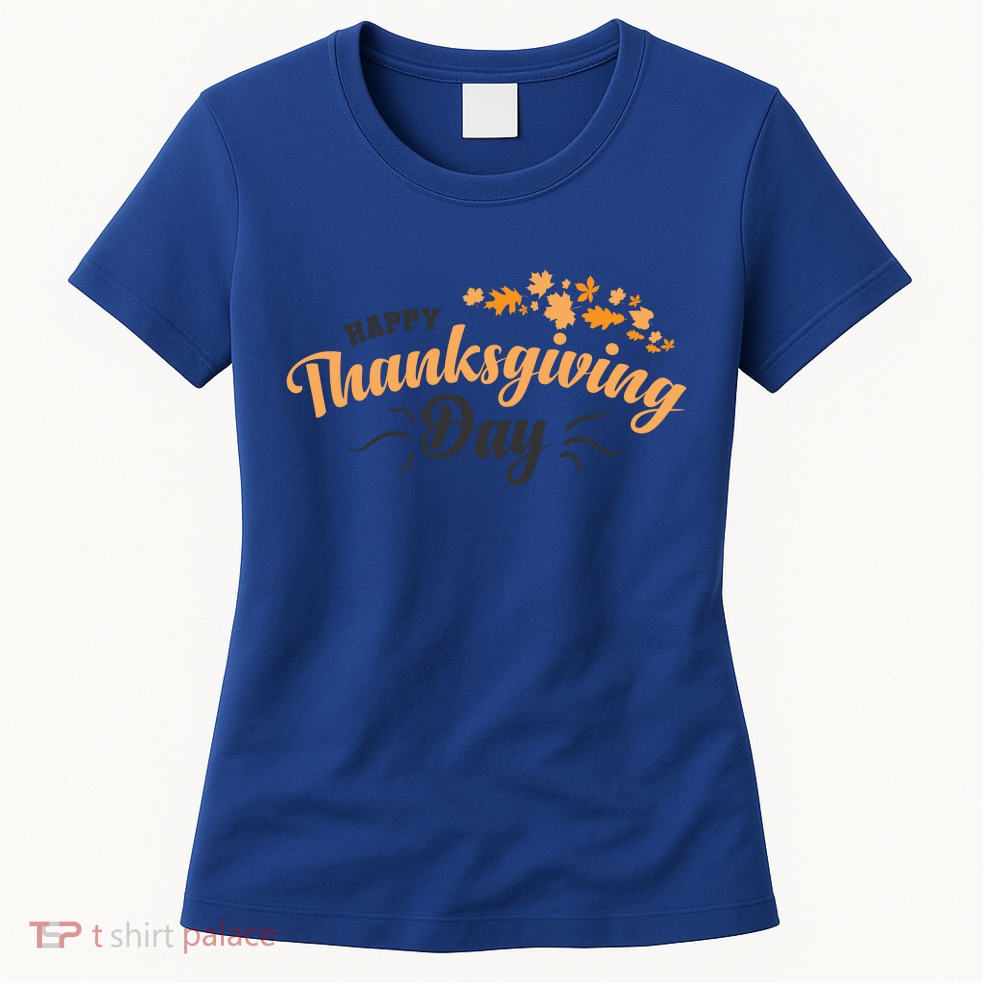 Happy Thanksgiving Day Turkey Usa Family Gift Women's T-Shirt