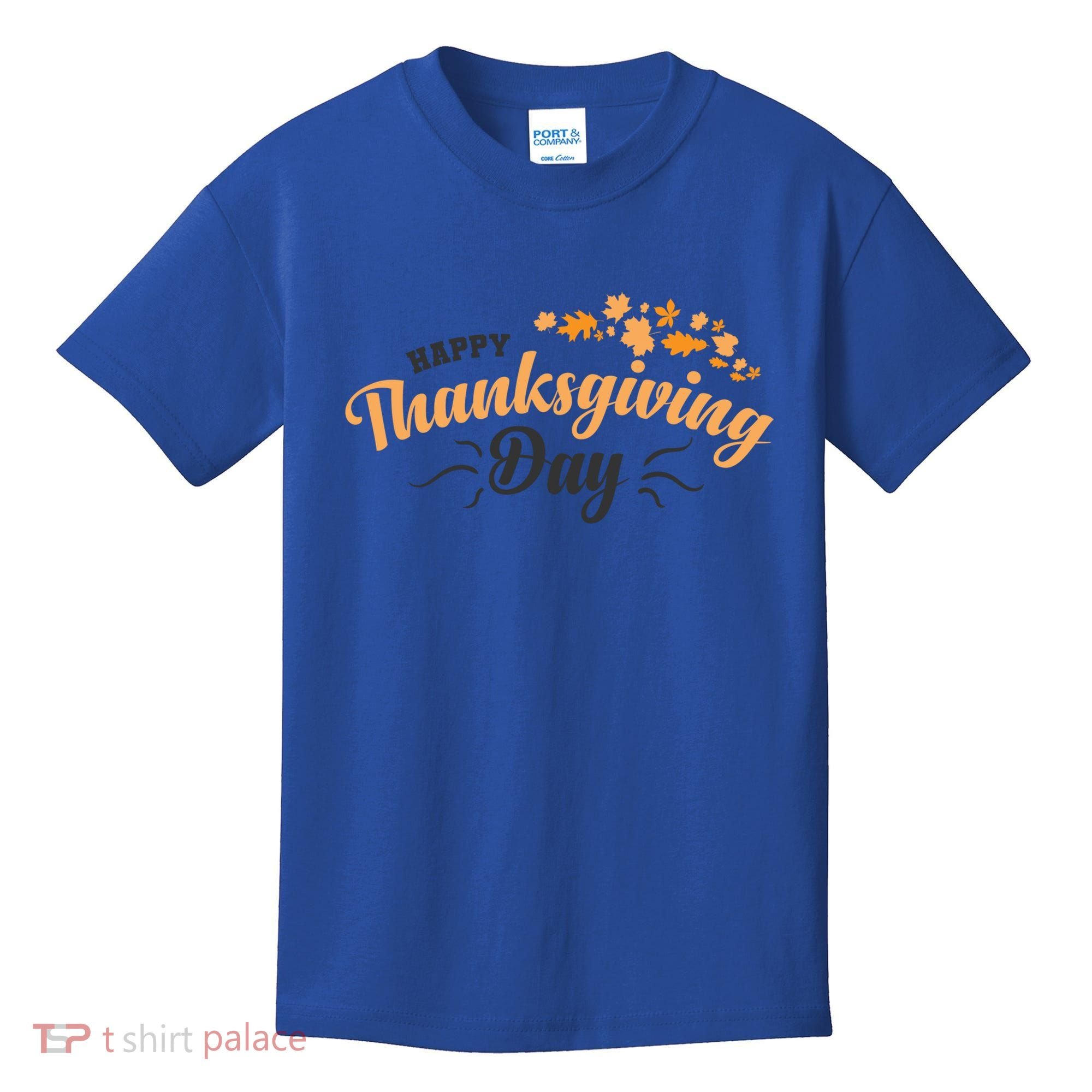 Happy Thanksgiving Day Turkey Usa Family Gift Kids T-Shirt
