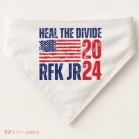 Heal The Divided Jfk Jr 2024 USA-Made Doggie Bandana thumb 0