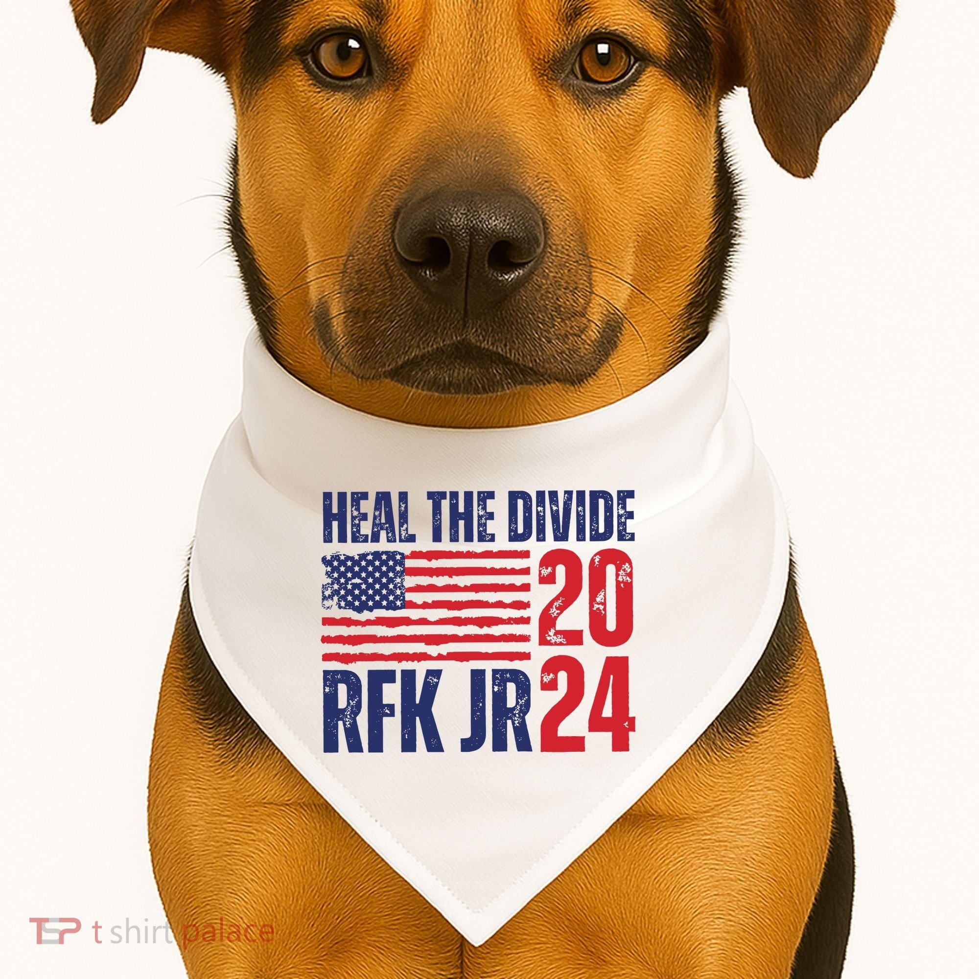 Heal The Divided Jfk Jr 2024 USA-Made Doggie Bandana