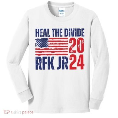 Heal The Divided Jfk Jr 2024 Kids Long Sleeve Shirt