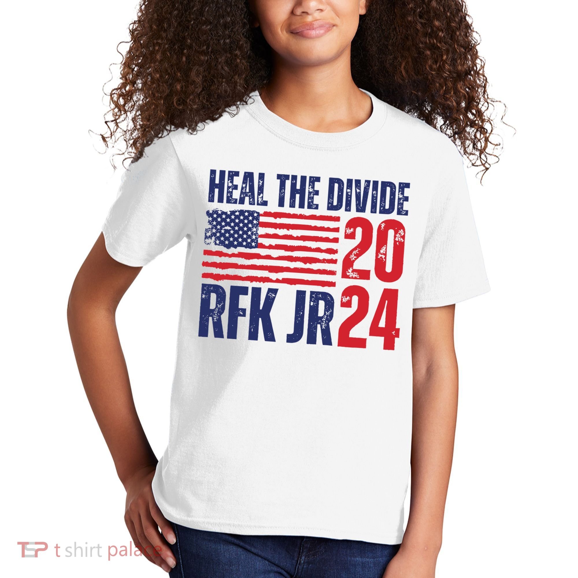 Heal The Divided Jfk Jr 2024 Kids T-Shirt