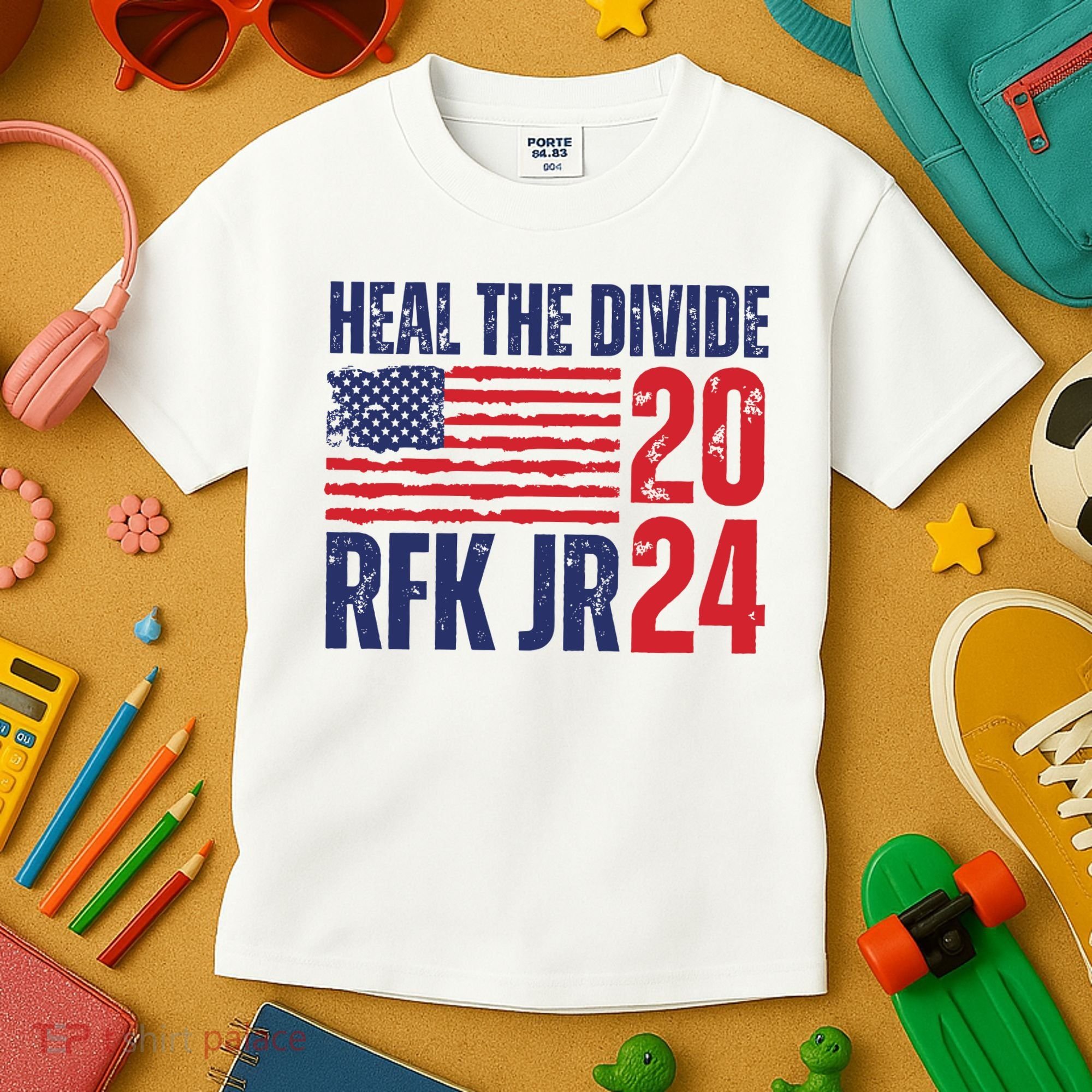 Heal The Divided Jfk Jr 2024 Kids T-Shirt