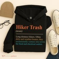 Hiker Trash Definition Funny Hiking Lover Hiking Trail Hoodie thumb 4