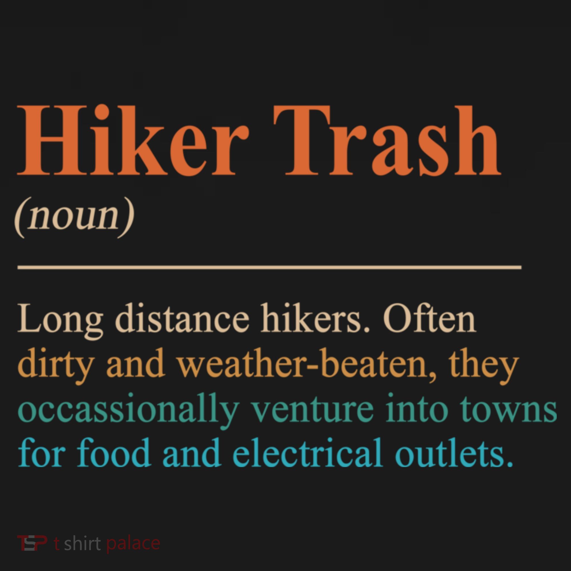 Hiker Trash Definition Funny Hiking Lover Hiking Trail Pajama Set