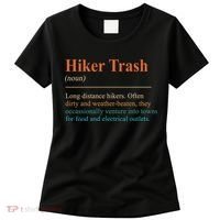Hiker Trash Definition Funny Hiking Lover Hiking Trail Women's T-Shirt thumb 0