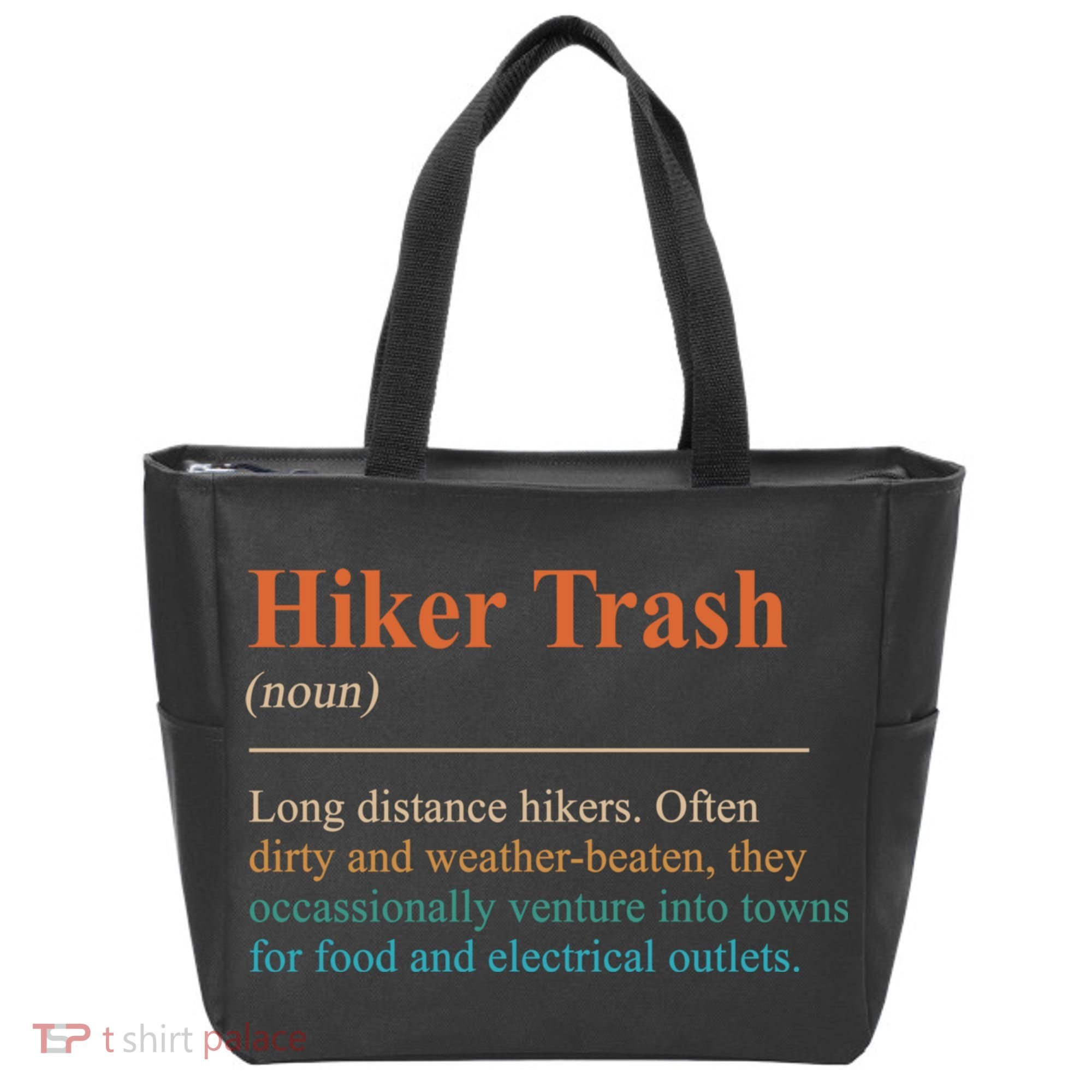Hiker Trash Definition Funny Hiking Lover Hiking Trail Tote Bag