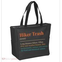 Hiker Trash Definition Funny Hiking Lover Hiking Trail Tote Bag thumb 2
