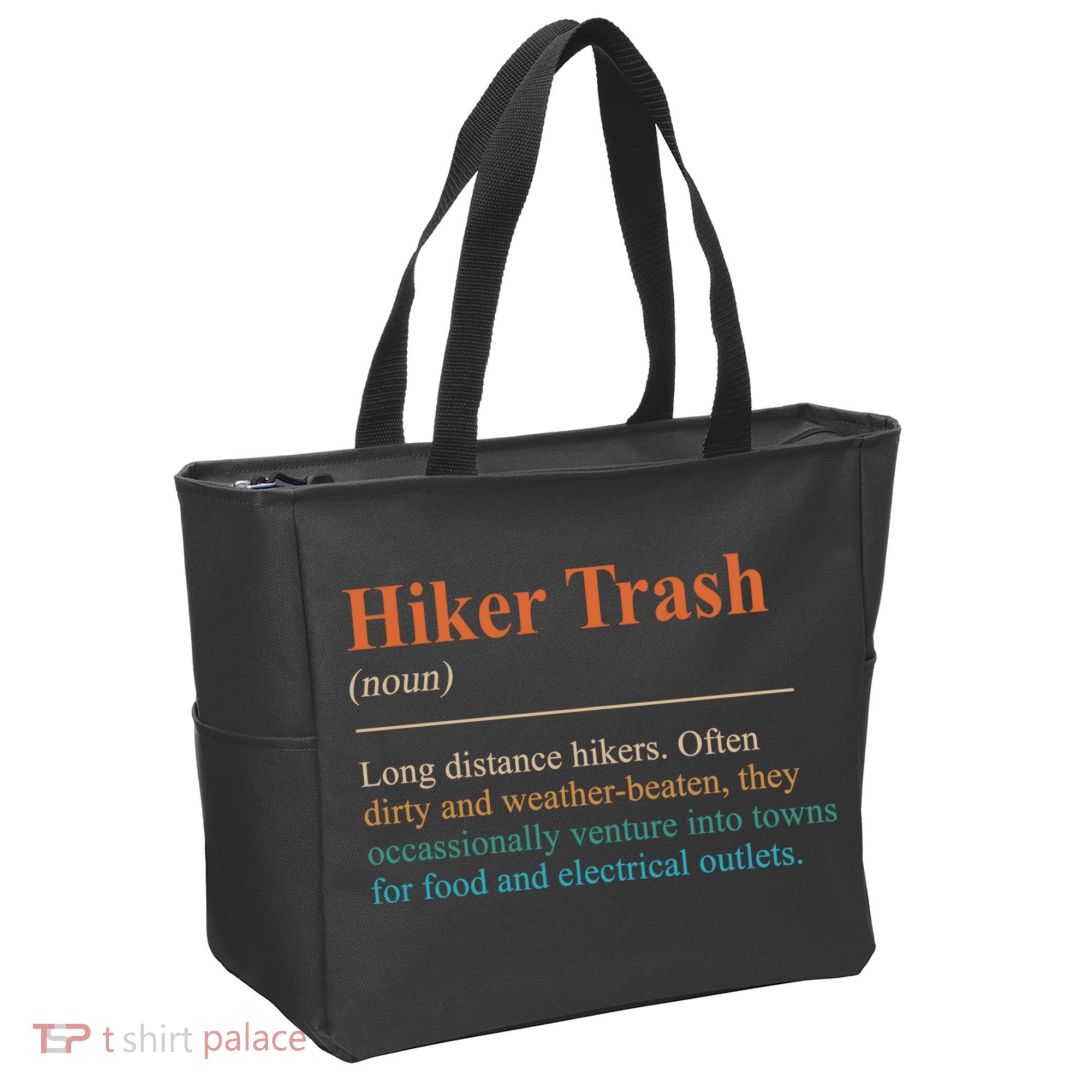 Hiker Trash Definition Funny Hiking Lover Hiking Trail Tote Bag