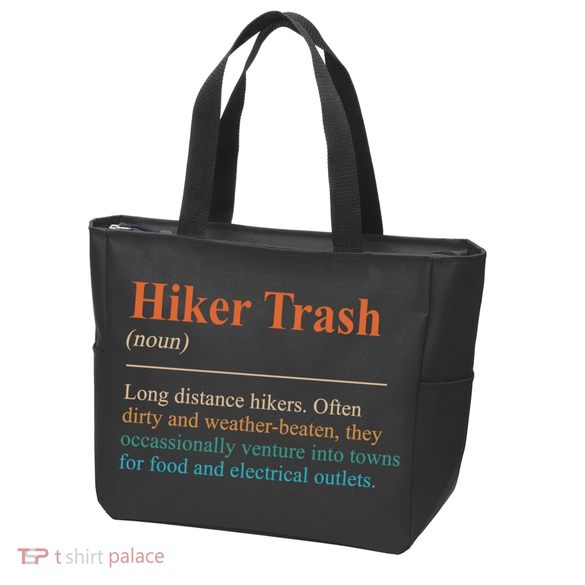 Hiker Trash Definition Funny Hiking Lover Hiking Trail Tote Bag