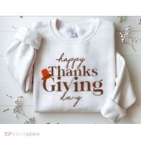 Happy Thanksgiving Day Sweatshirt thumb 2