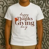 Happy Thanksgiving Day T-Shirt thumb 3