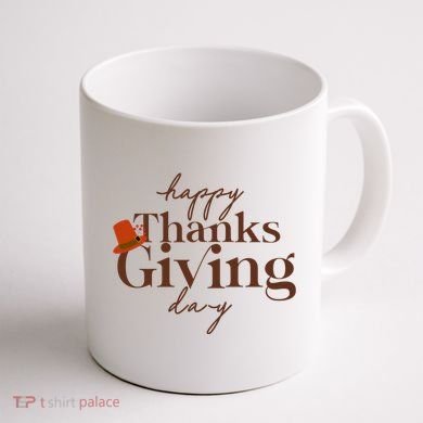 Happy Thanksgiving Day Coffee Mug back