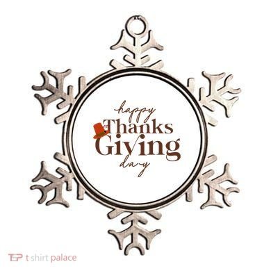 Happy Thanksgiving Day Ornament