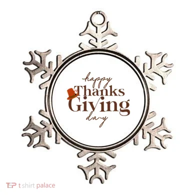 Happy Thanksgiving Day Ornament