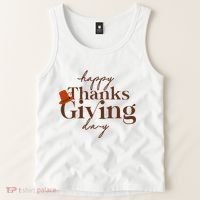 Happy Thanksgiving Day Tank Top thumb 2