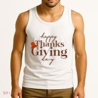 Happy Thanksgiving Day Tank Top thumb 3