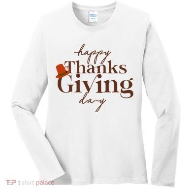Happy Thanksgiving Day Women's Long Sleeve Shirt