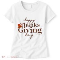 Happy Thanksgiving Day Women's T-Shirt thumb 0