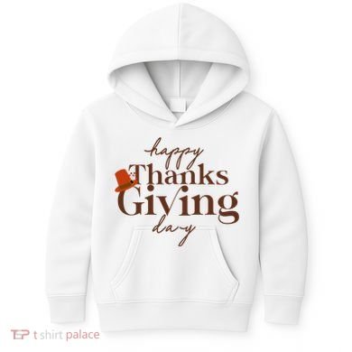Happy Thanksgiving Day Kids Hoodie