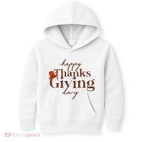 Happy Thanksgiving Day Kids Hoodie thumb 0