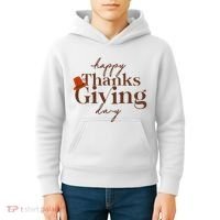 Happy Thanksgiving Day Kids Hoodie thumb 4