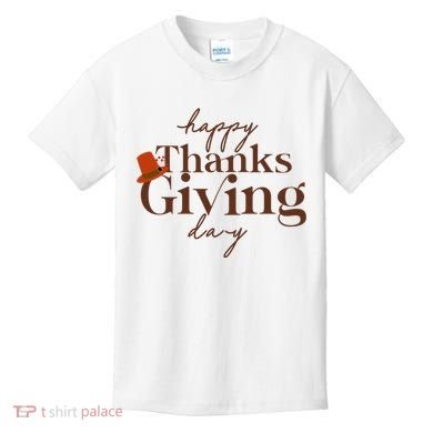 Happy Thanksgiving Day Kids T-Shirt
