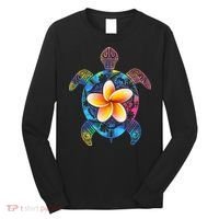 Hawaiian Tie Dye Sea Turtle Hawaii Long Sleeve Shirt thumb 0