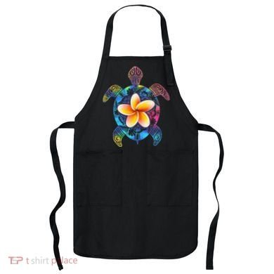 Hawaiian Tie Dye Sea Turtle Hawaii Apron