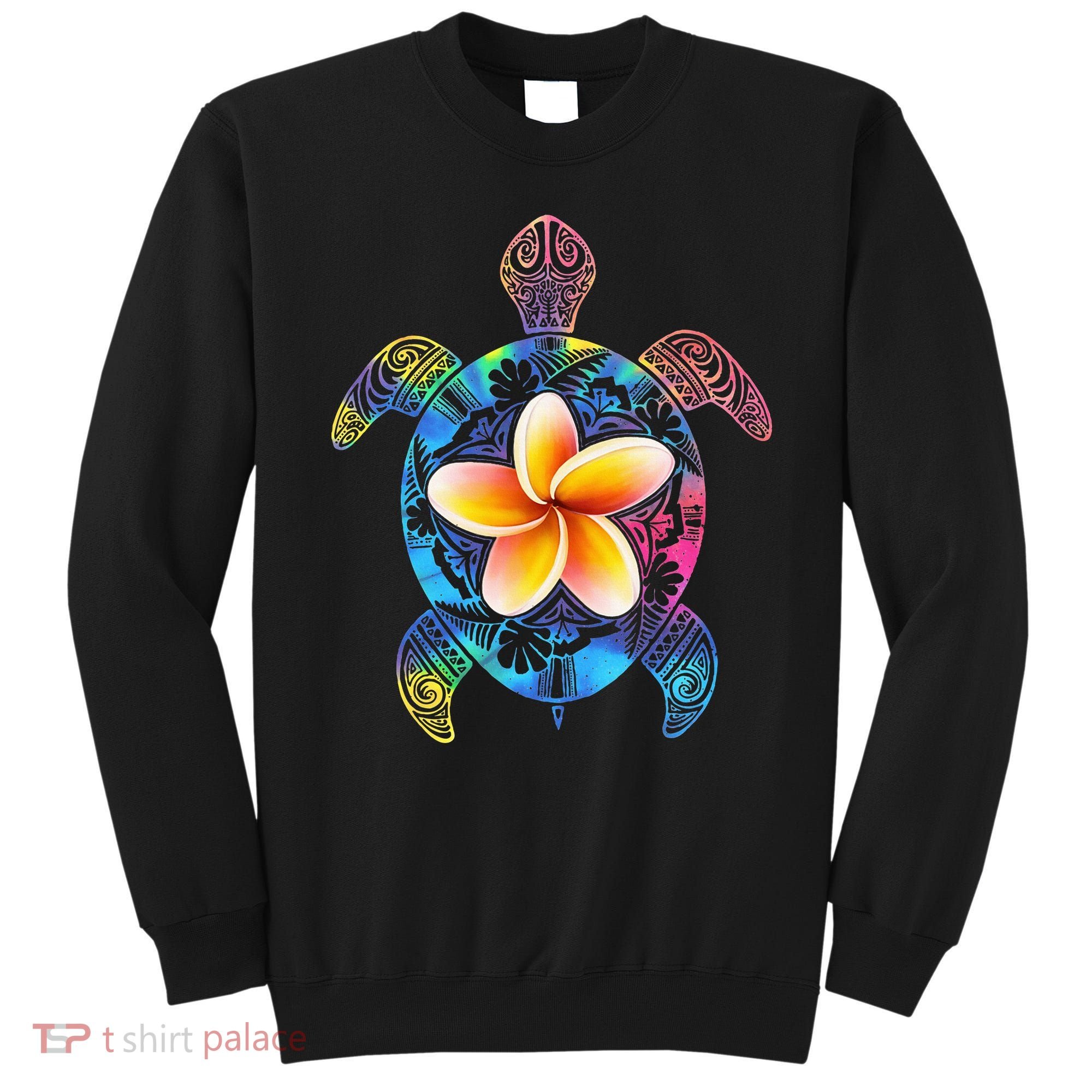 Hawaiian Tie Dye Sea Turtle Hawaii Sweatshirt