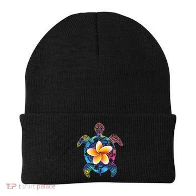 Hawaiian Tie Dye Sea Turtle Hawaii Beanie