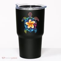 Hawaiian Tie Dye Sea Turtle Hawaii Tumbler thumb 0
