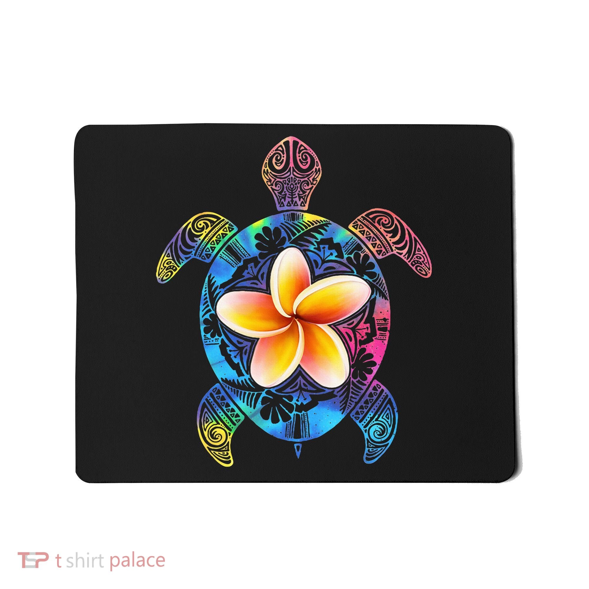 Hawaiian Tie Dye Sea Turtle Hawaii Mousepad