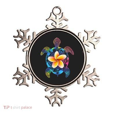 Hawaiian Tie Dye Sea Turtle Hawaii Ornament